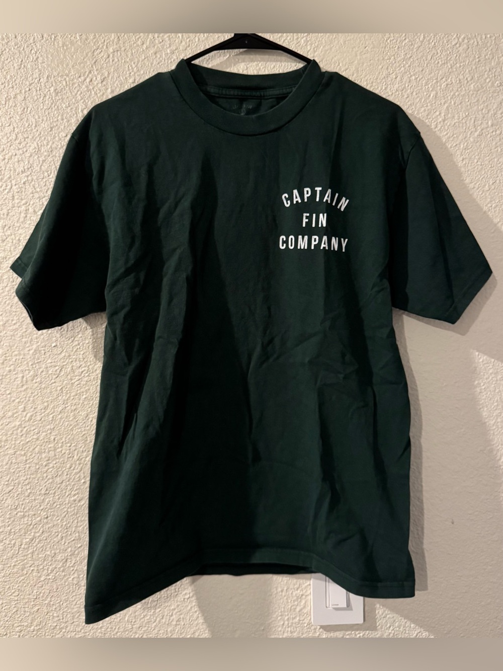 Captain Fin Company Short Sleeve Crewneck Tee — Dark Green